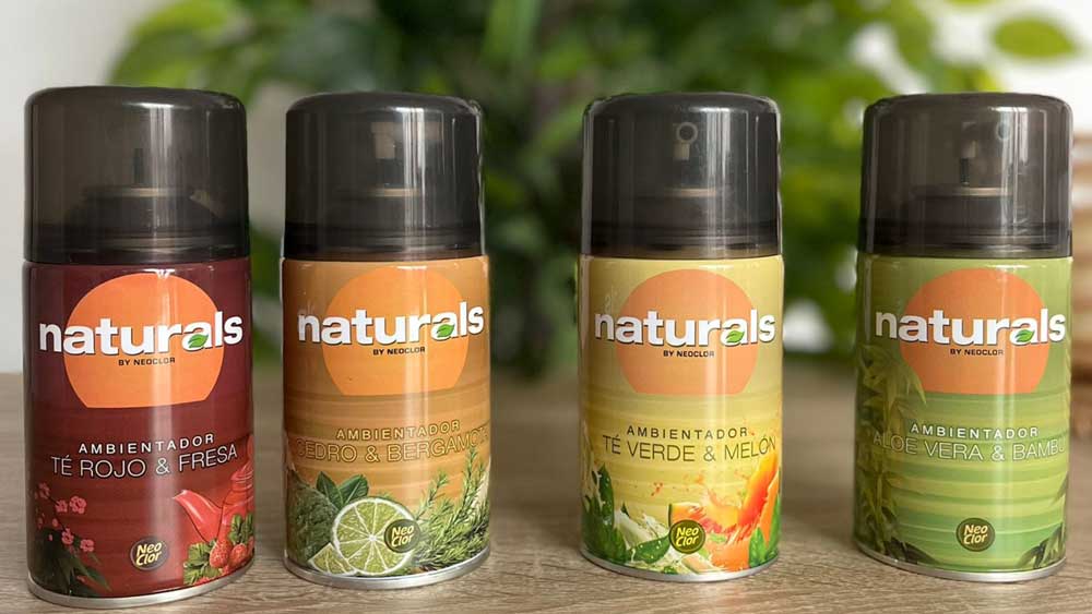 Ambientadores Neoclor. Fragancias naturales.