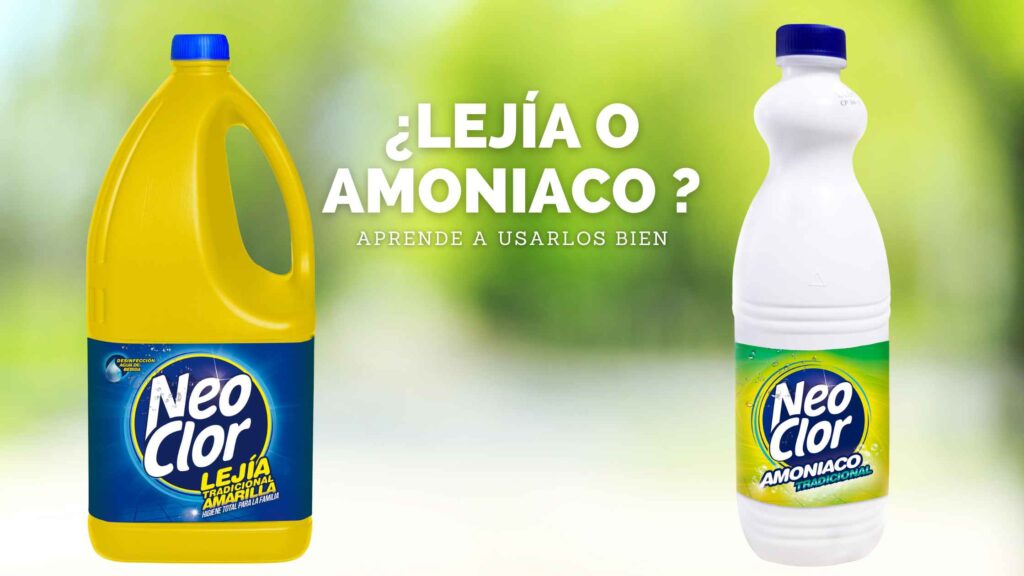 Lejía y amoniaco Neoclor